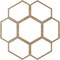 Ekena Millwork Florin Wood Fretwork Pierced Ceiling Medallion, Hickory, 28"OD x 9 7/8"ID x 3/8"T CMWP28X28X0375FOHI - alternate 4